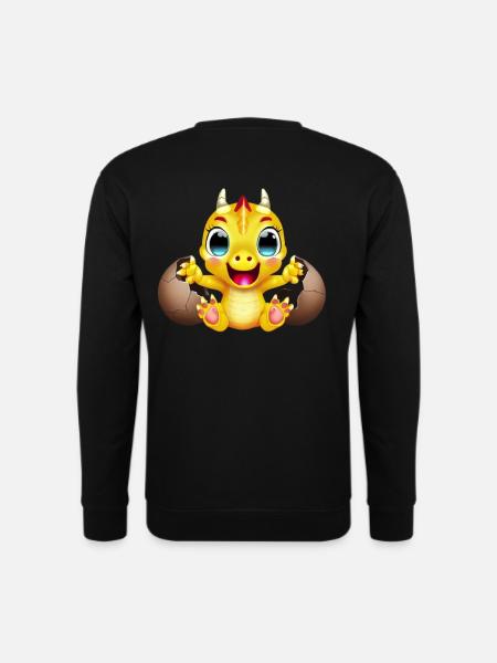 Bebe Dragon Mignon - Sweat-shirt Unisexe - noir