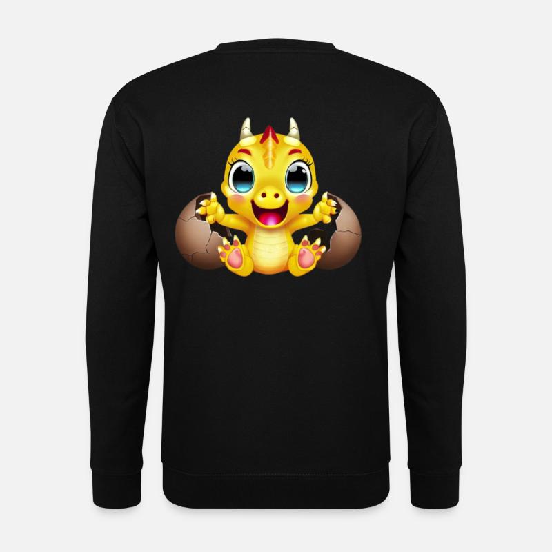 Bebe Dragon Mignon - Sweat-shirt Unisexe - noir