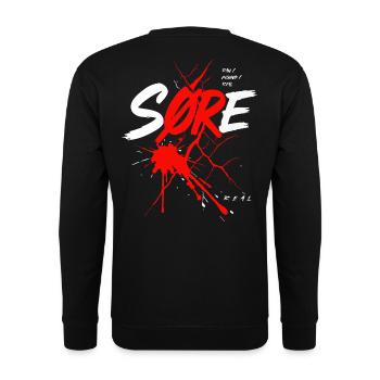 Urban Streetwear T-Shirts - Unisex Sweatshirt - black - Back - Alina (178cm)