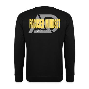 ALPHA DIVISION - Mindset Edition - Gym Apparel - Unisex Sweatshirt - black - Back - Alina (178cm)