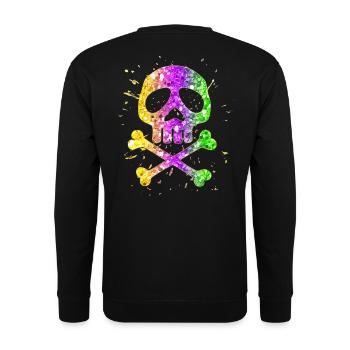 Costume de pirate capitaine carnaval Mardi Gras - Sweat-shirt Unisexe - noir - Dos - Alina (178cm)
