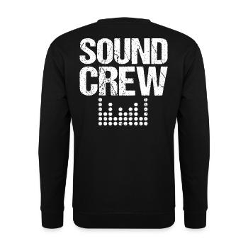 Membre de l’uniforme de l’équipe audio sonore - Sweat-shirt Unisexe - noir - Dos - Alina (178cm)