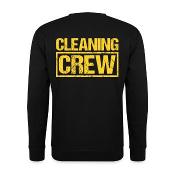 Cleaning Cleaning Cleaning Crew Crew Team Staff - Unisex Sweatshirt - black - Back - Alina (178cm)