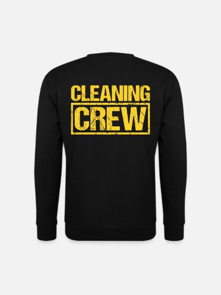 Cleaning Reinigungs Putz Crew Team Personal - Unisex Pullover - Schwarz