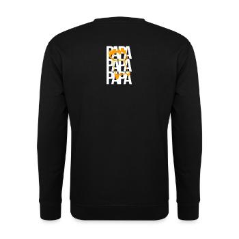 DAD and Child's Drawing - Unisex Sweatshirt - black - Back - Alina (178cm)