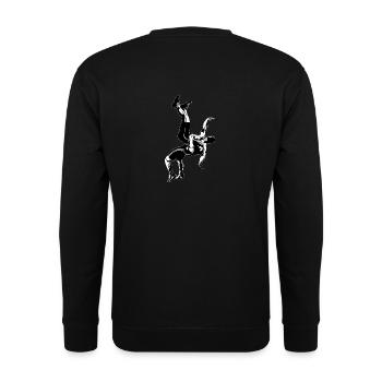 Lutte - Sweat-shirt Unisexe - noir - Dos - Michal (187cm)