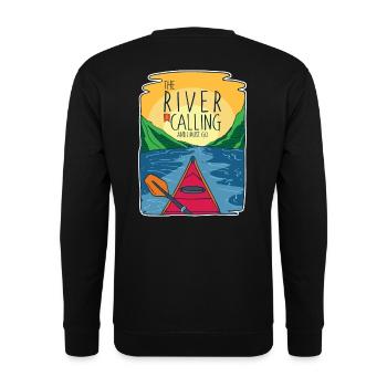 Kajak - Unisex Pullover - Schwarz - Hinten - Alina (178cm)