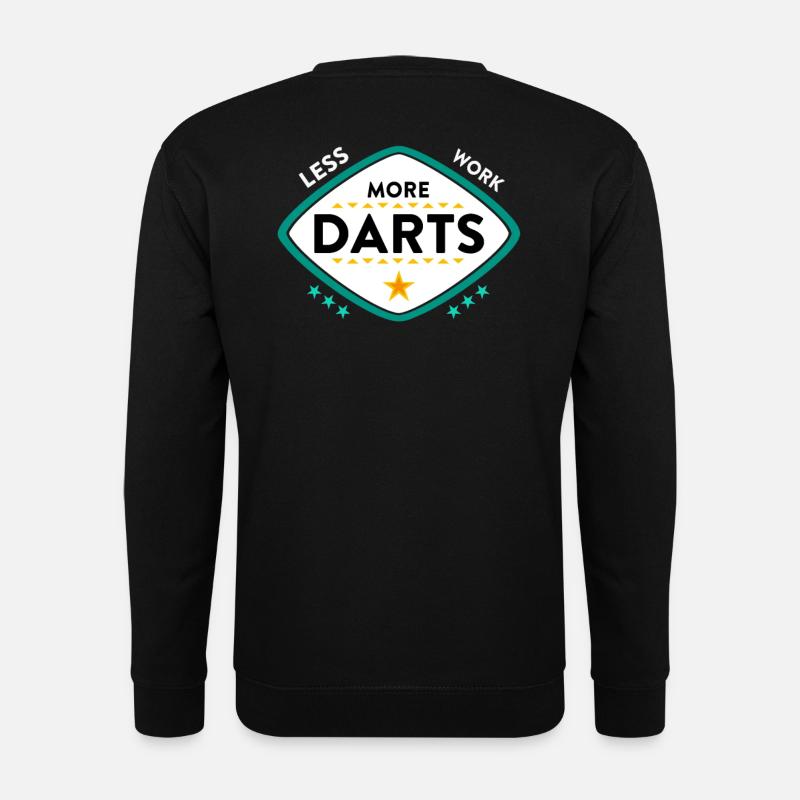Dart - Unisex Pullover - Schwarz