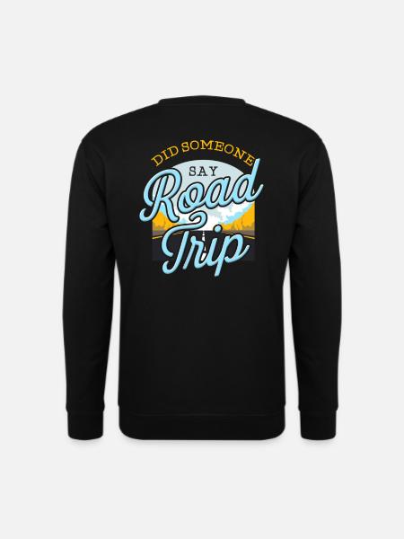 Road Trip - Unisex Pullover - Schwarz