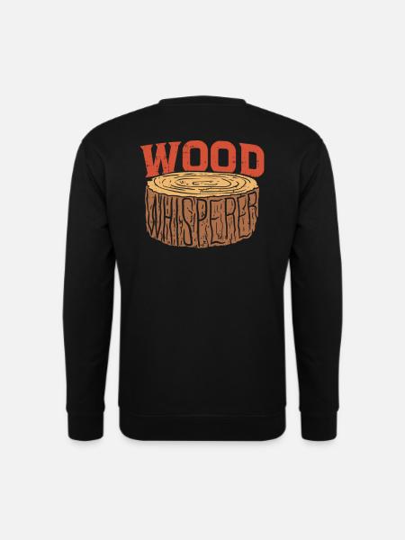 Axt Holzfäller Waldarbeiter - Unisex Pullover - Schwarz