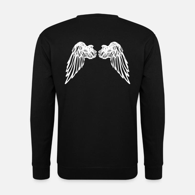 Engelsflügel - Unisex Pullover - Schwarz