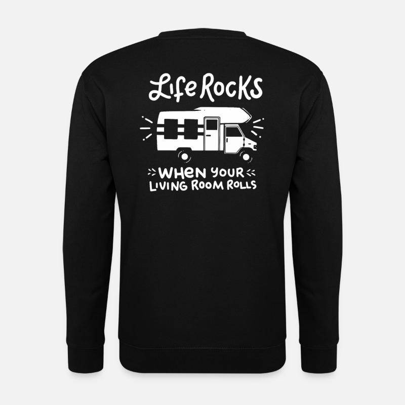 camping - Sweat-shirt Unisexe - noir