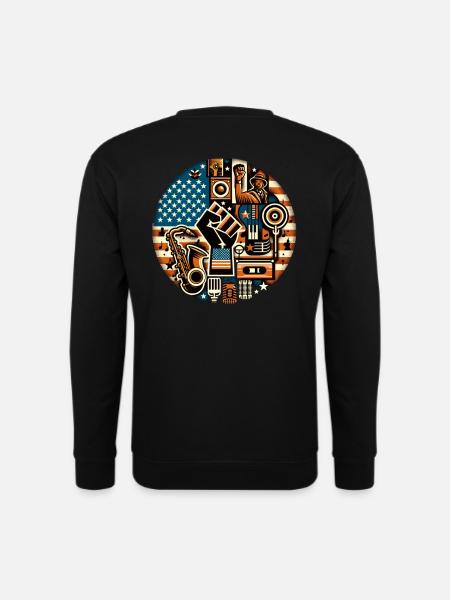 Black Music Power - Unisex Sweatshirt - black