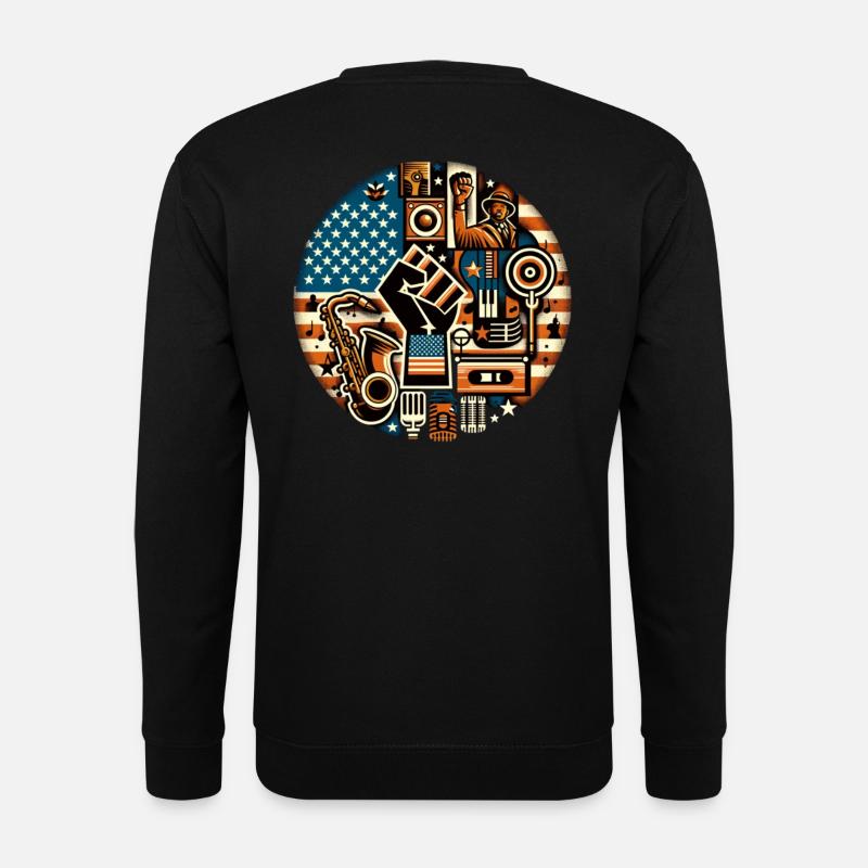 Black Music Power - Unisex Pullover - Schwarz