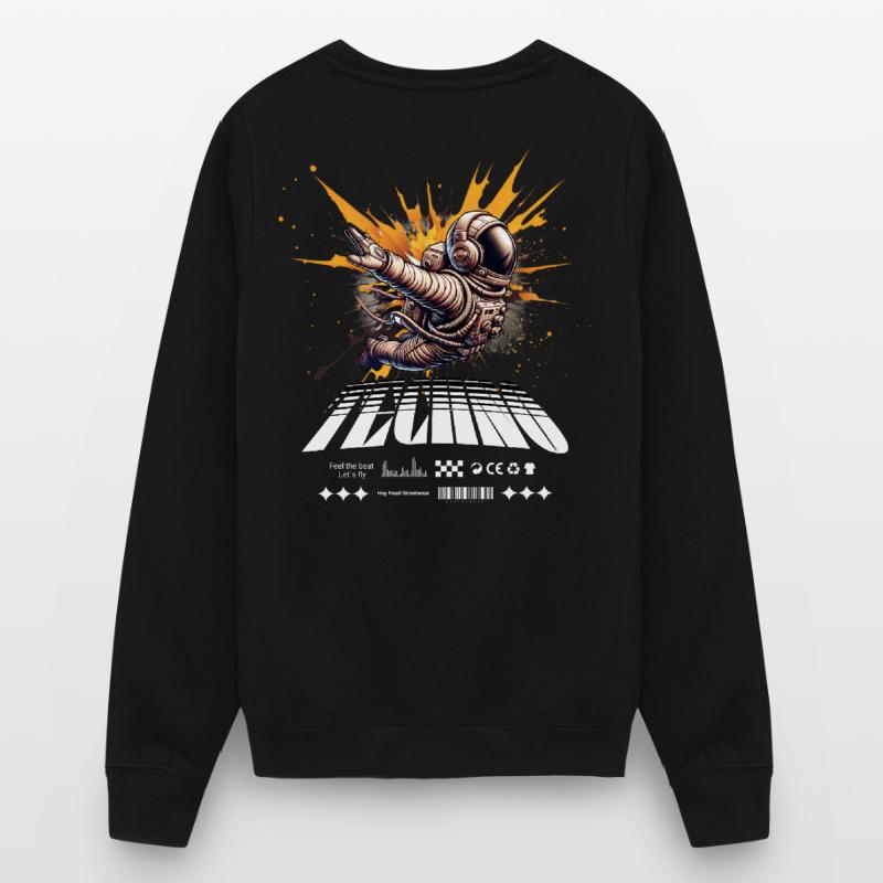 Astronaute en Spray Splash Techno Sweat-shirt Unisexe