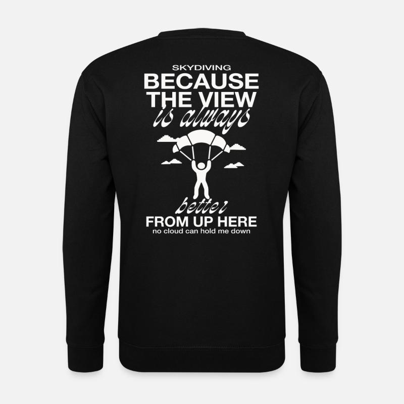 Skydiving - Unisex Pullover - Schwarz