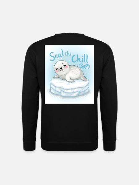 Scellez le froid - Sweat-shirt Unisexe - noir