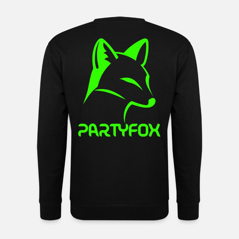 Partyfox - Unisex Pullover - Schwarz