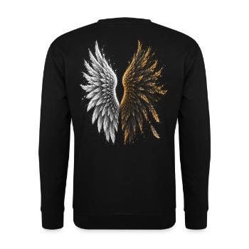 B-Ailes d’Ange - Sweat-shirt Unisexe - noir - Dos - Michal (187cm)