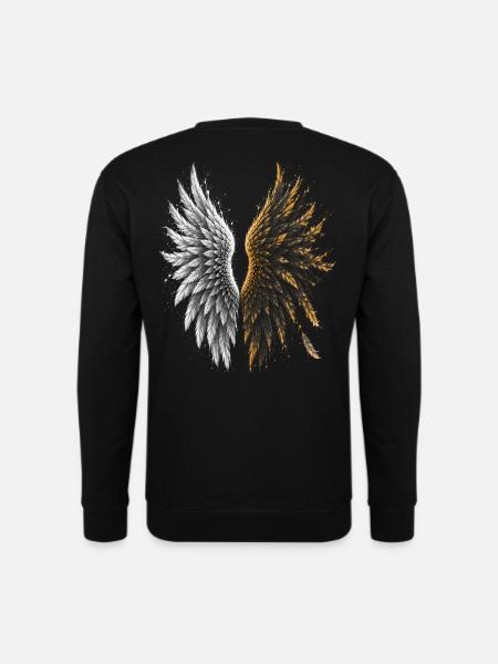 B-Angel Wings - Unisex Sweatshirt - black