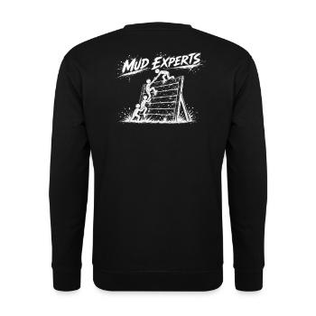 Mud Masters / Experts - Hinderniswand - Unisex Pullover - Schwarz - Hinten - Michal (187cm)