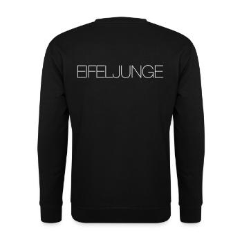 Eifeljunge - Unisex Pullover - Schwarz - Hinten - Michal (187cm)