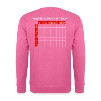 Scratch - Bitte hier kratzen - Unisex Pullover - Pink - Hinten
