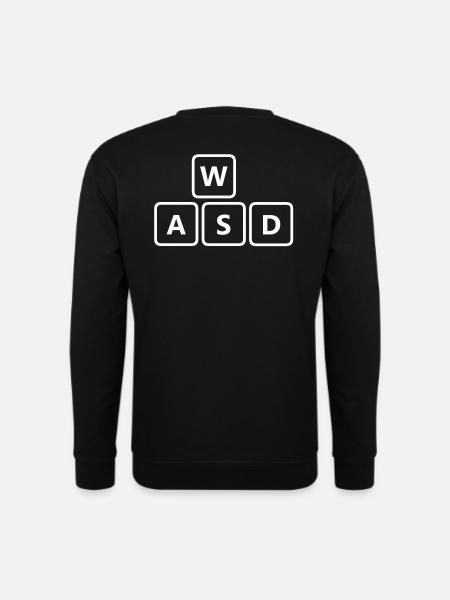 WASD - Unisex Sweatshirt - black