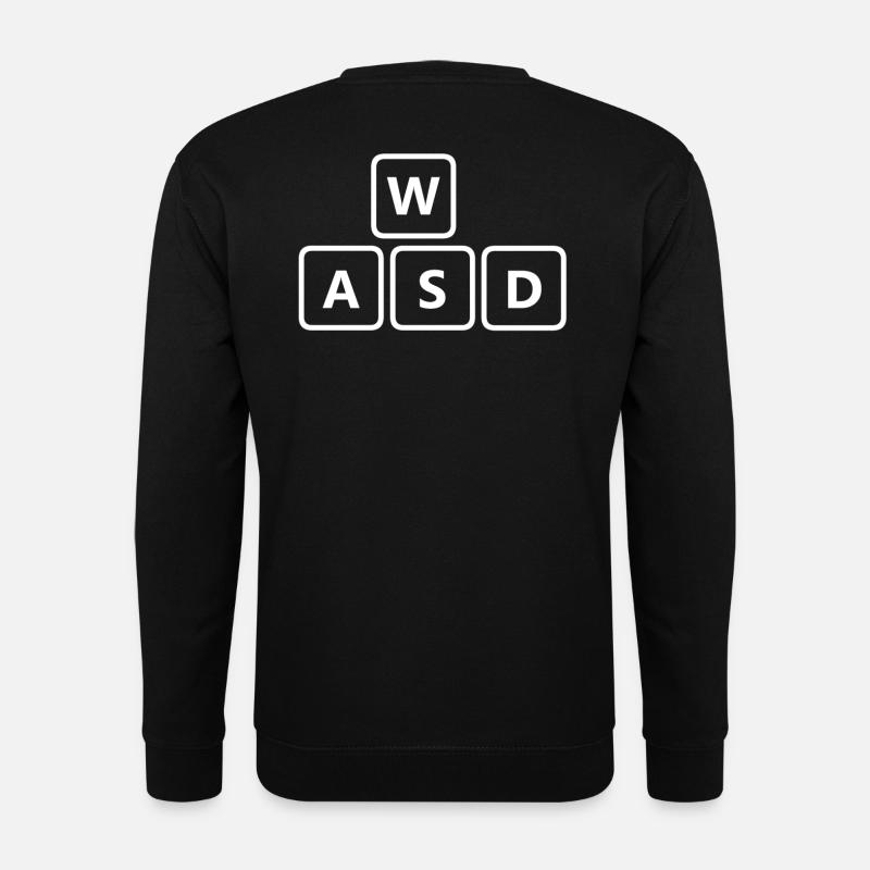 WASD - Sweat-shirt Unisexe - noir