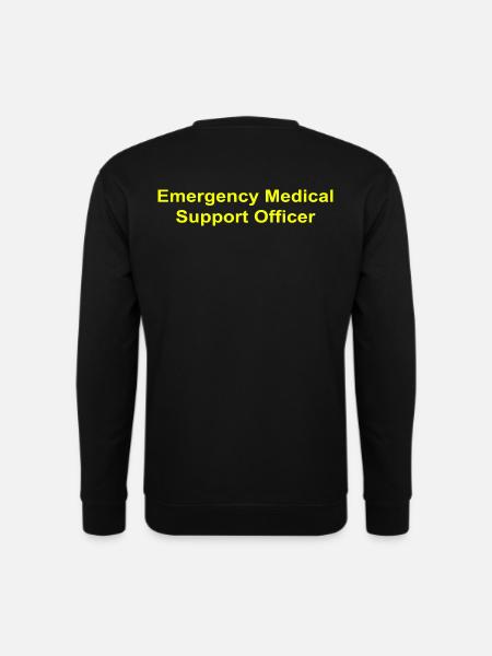 Emergency Medical Support Officer - Unisex Sweatshirt - black