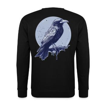 Corbeau corbeau - Sweat-shirt Unisexe - noir - Dos - Michal (187cm)