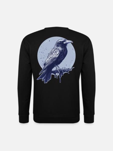 Rabe Krähe - Unisex Pullover - Schwarz