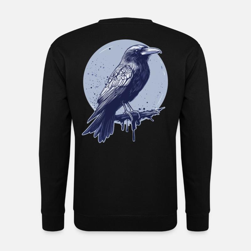 Rabe Krähe - Unisex Pullover - Schwarz