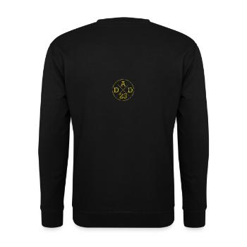 Papa 23 Père Papa 2023 - Sweat-shirt Unisexe - noir - Dos - Michal (187cm)