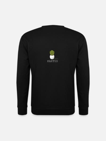 Cactus in a pot - Unisex Sweatshirt - black