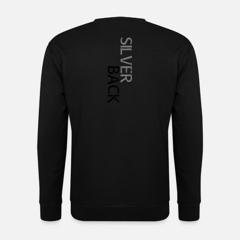 SILVERBACK (offset) - Unisex Sweatshirt - black