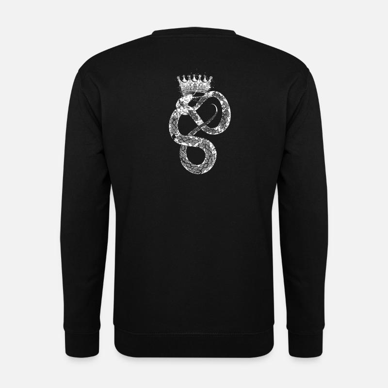 White Snake - Unisex Sweatshirt - black