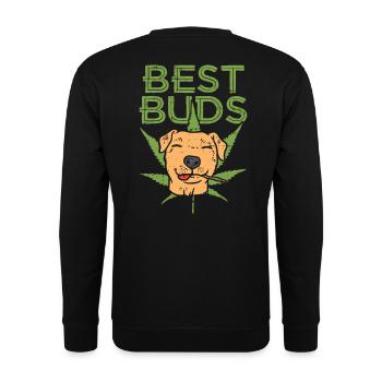 Meilleur pote - Pitbull Shirt - Sweat-shirt Unisexe - noir - Dos - Alina (178cm)
