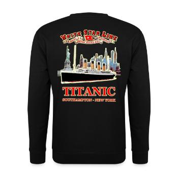 THE GHOST OF THE TITANIC IN NEW YORK RUNEMBERG Adagp © - Unisex Sweatshirt - black - Back - Michal (187cm)