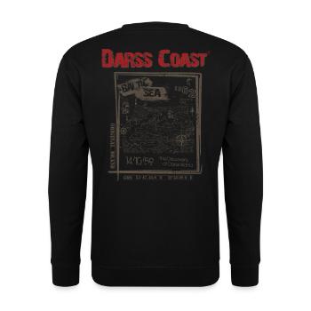 Darss Coast - Dein Statement für den Darß - Unisex Pullover - Schwarz - Hinten - Michal (187cm)