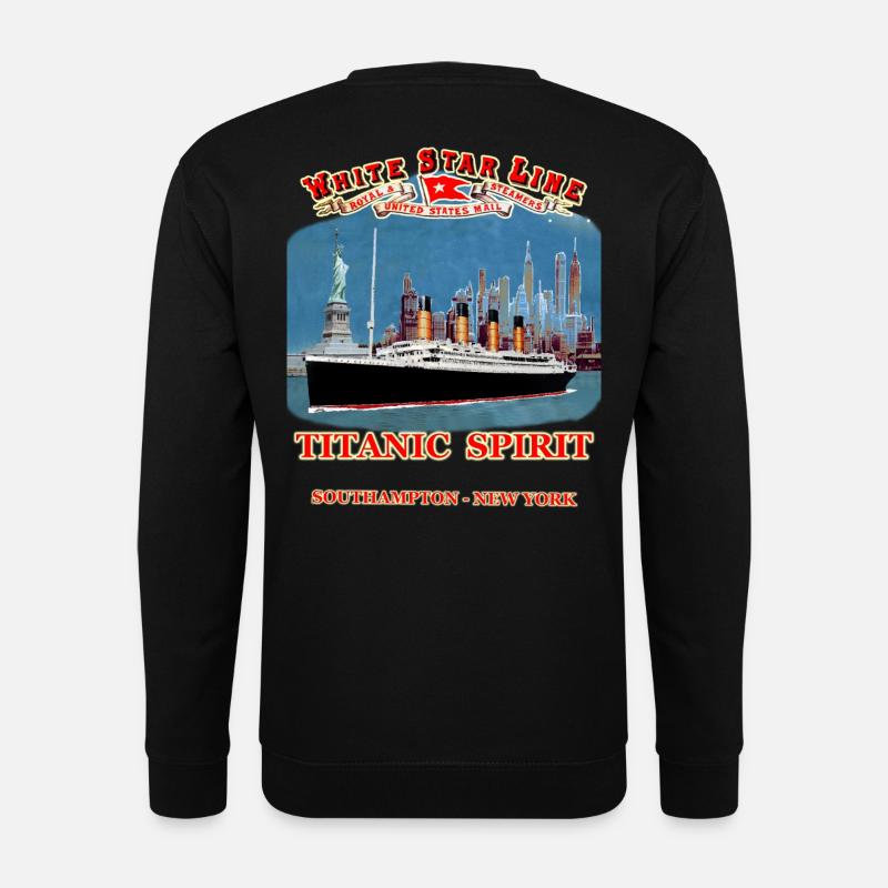 TITANIC SPIRIT Kreation Louis RUNEMBERG © Adagp - Unisex Pullover - Schwarz