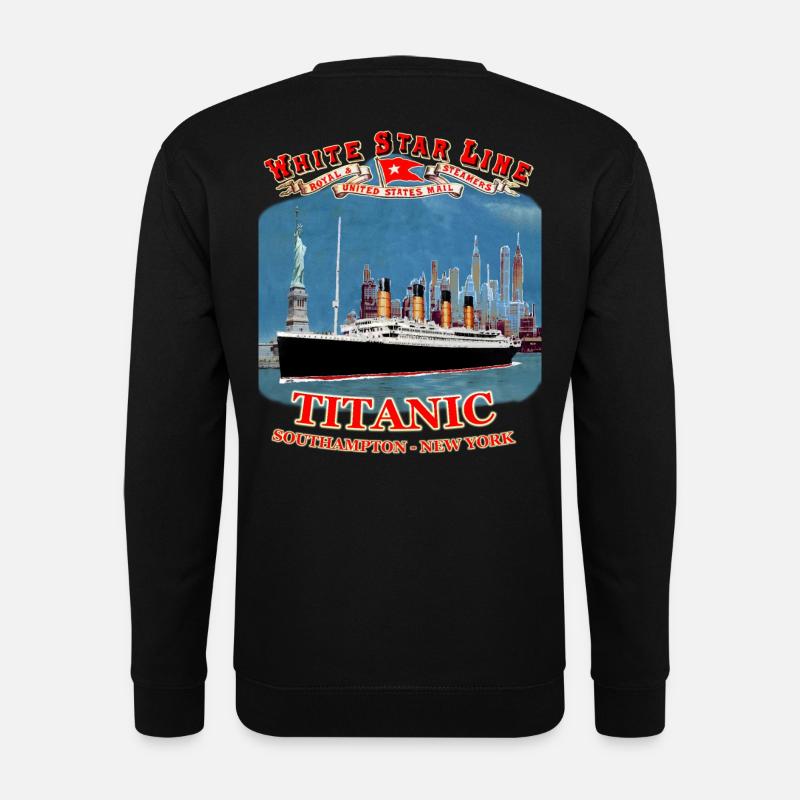 TITANIC creation Louis RUNEMBERG © Adagp - Unisex Sweatshirt - black