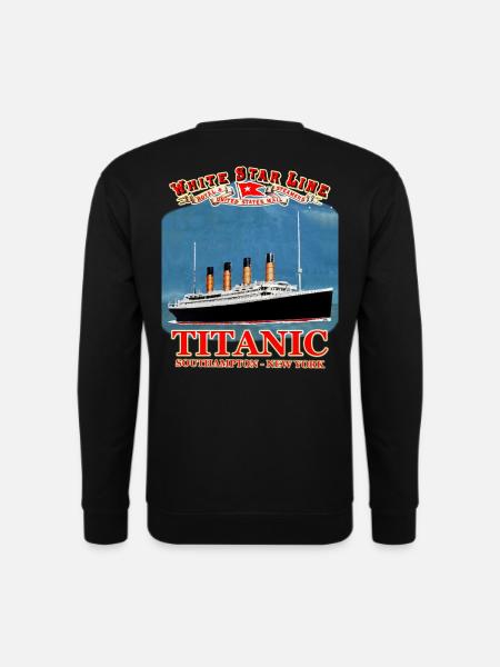 TITANIC Kreation Louis RUNEMBERG © Adagp - Unisex Pullover - Schwarz