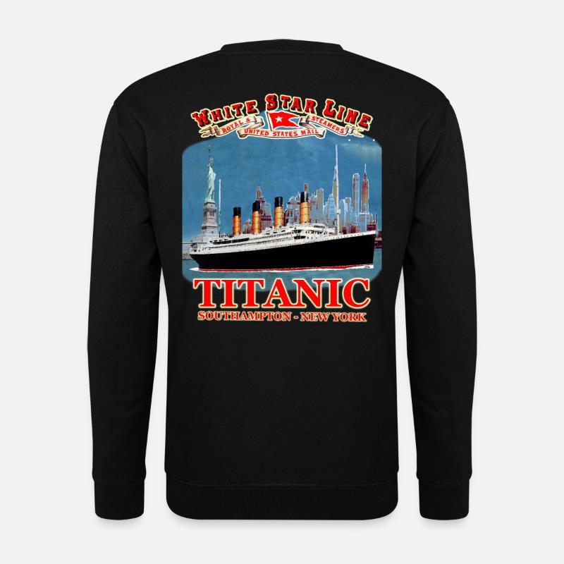 TITANIC creation Louis RUNEMBERG © Adagp - Unisex Sweatshirt - black