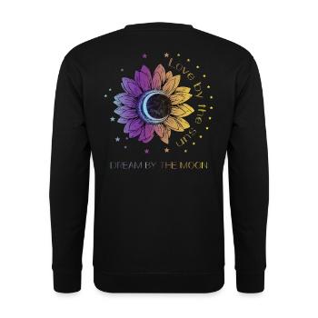 Boho Bohemian Cadeau spirituel - Sweat-shirt Unisexe - noir - Dos - Alina (178cm)