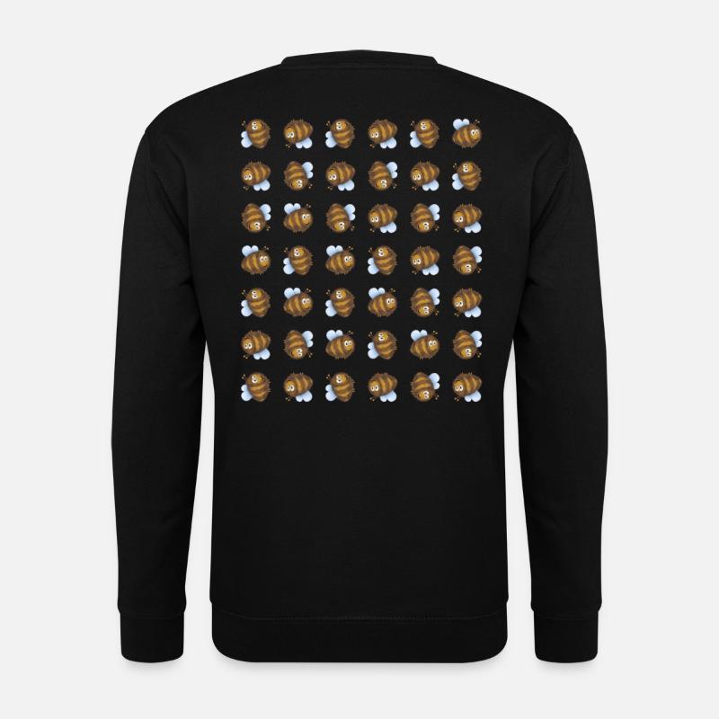 Funny fat bumblebee - Unisex Sweatshirt - black