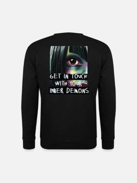 Anime Japan Dämonen - Unisex Pullover - Schwarz