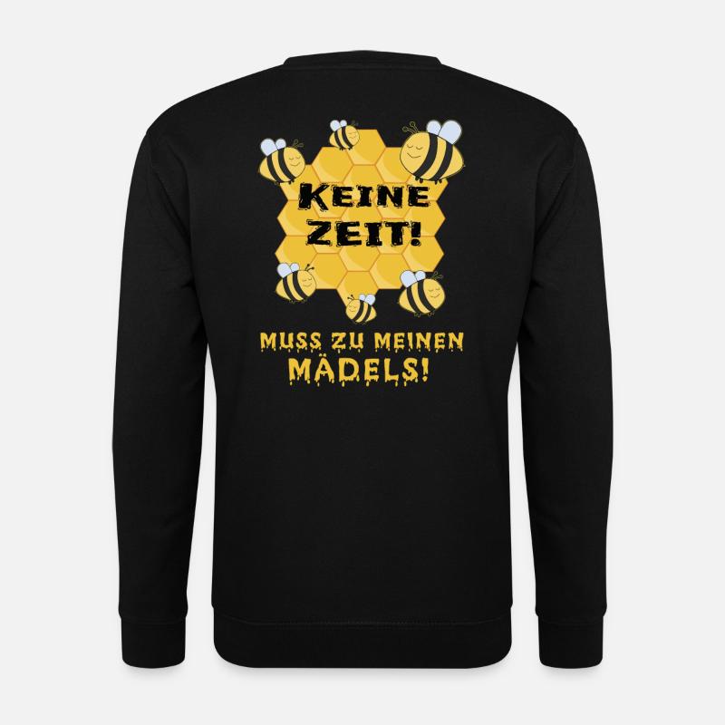 Imker Lustiger Spruch - Unisex Pullover - Schwarz