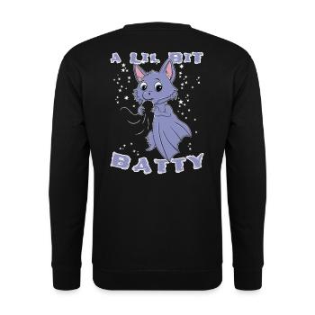 Chauve-souris mignonne Halloween - Sweat-shirt Unisexe - noir - Dos - Alina (178cm)