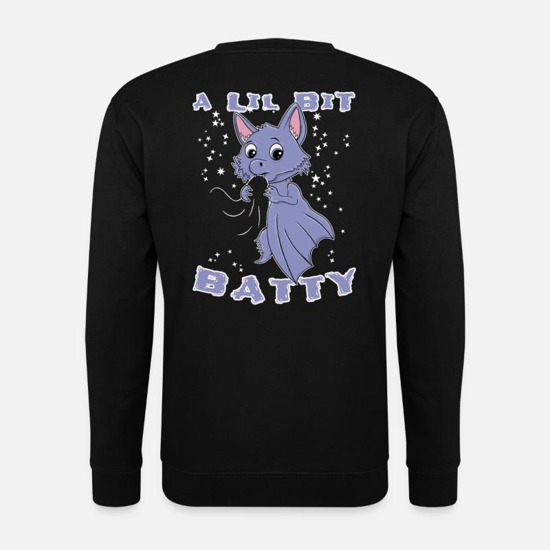 Cute Bat Halloween - Unisex Sweatshirt - black
